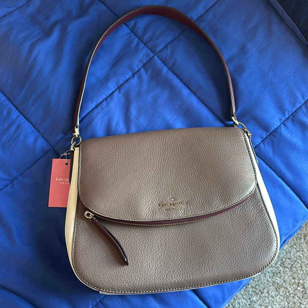 NWT Kate Spade Color Block purse with cross body strap